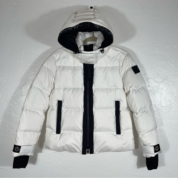 MOOSE KNUCKLES Gataga 650 Fill Power Down Puffer Jacket - White Sz - Small $895 - Picture 9 of 15